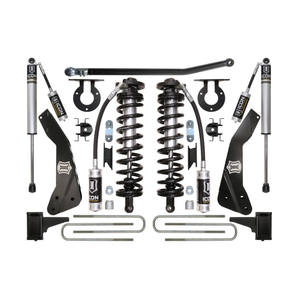 ICON Stage 1 Coilover Conversion System | 2011-2016 Ford F-250/F-350 Super Duty 4WD | 4-5.5 in Lift | K63131