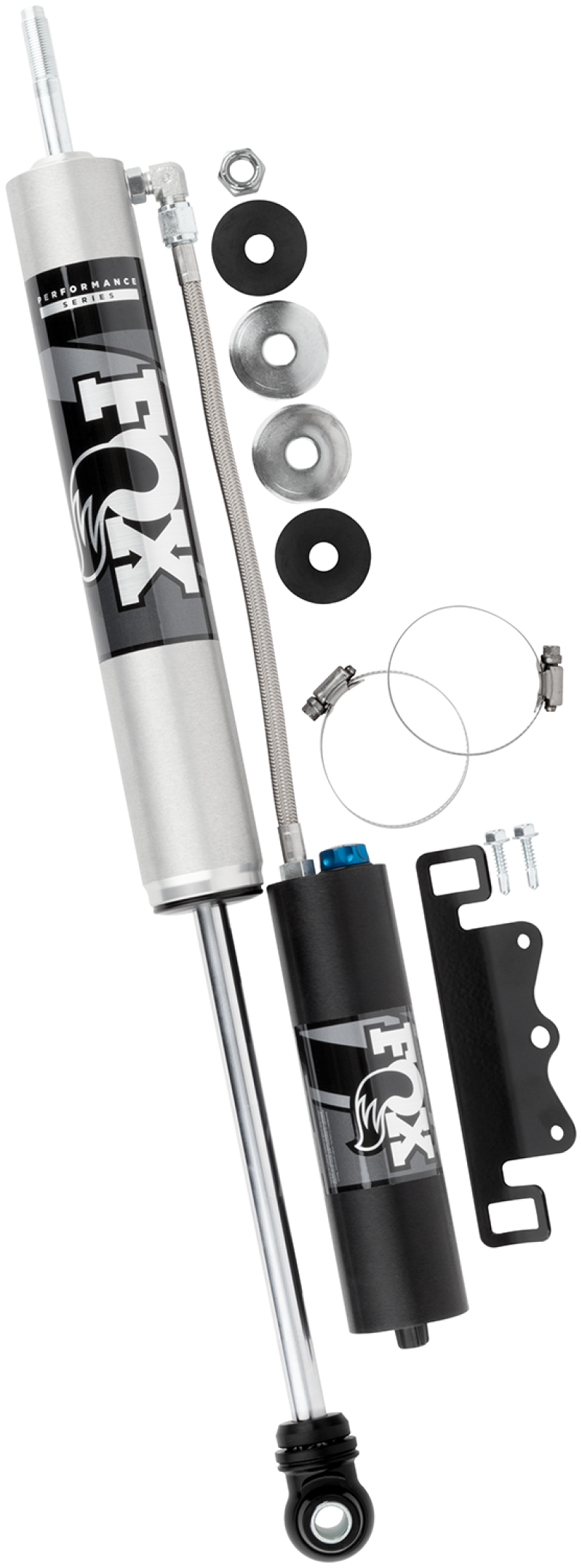 Fox 2.0 Performance Series Front Reservoir Shock w/ CD Adjuster | 2017-2025 Ford F-250/F-350 Super Duty 2WD/4WD | 985-26-162