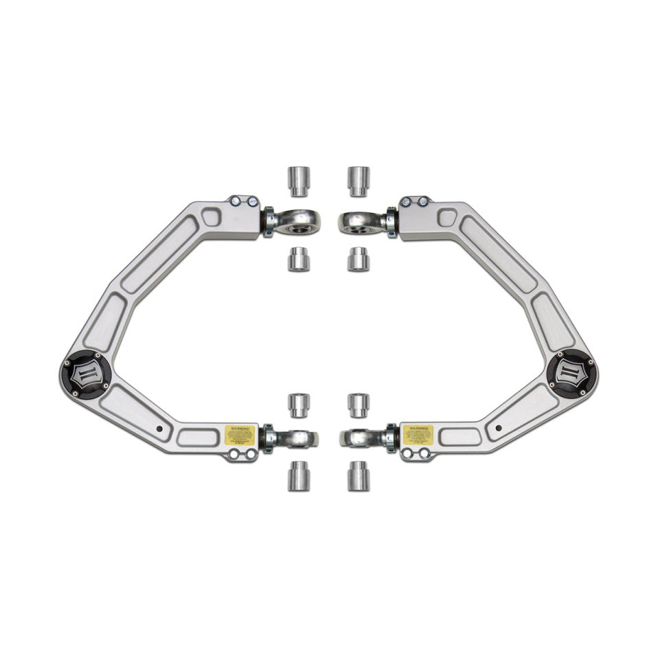 ICON Front Billet Upper Control Arms w/ Delta Joint | 2010-2021 Ford F-150 Raptor 4WD | 98562DJ