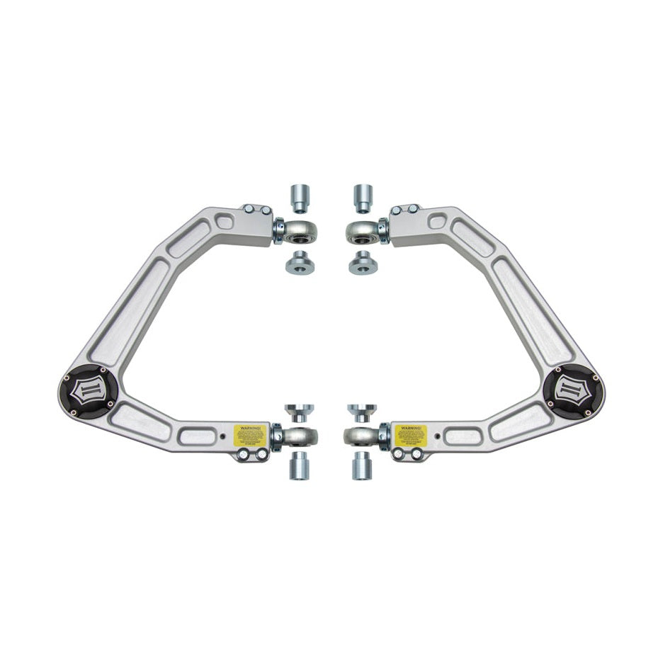 ICON Front Billet Upper Control Arms w/ Delta Joint | 2019-2026 Chevy/GMC 1500 / Tahoe/Suburban/Yukon 2WD/4WD | 78720DJ