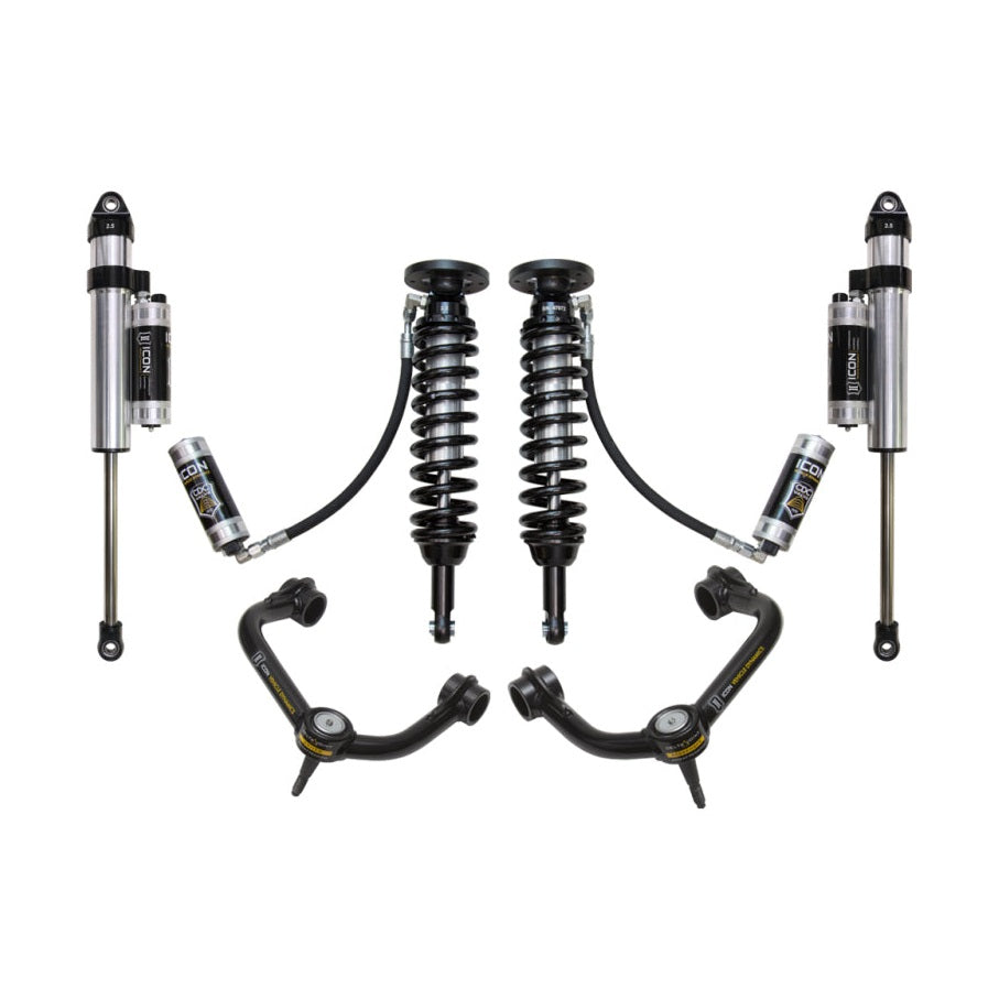 ICON Stage 5 Suspension System w/ Tubular UCA | 2009-2013 Ford F-150 4WD | 1.75-2.63 in Lift | K93005T