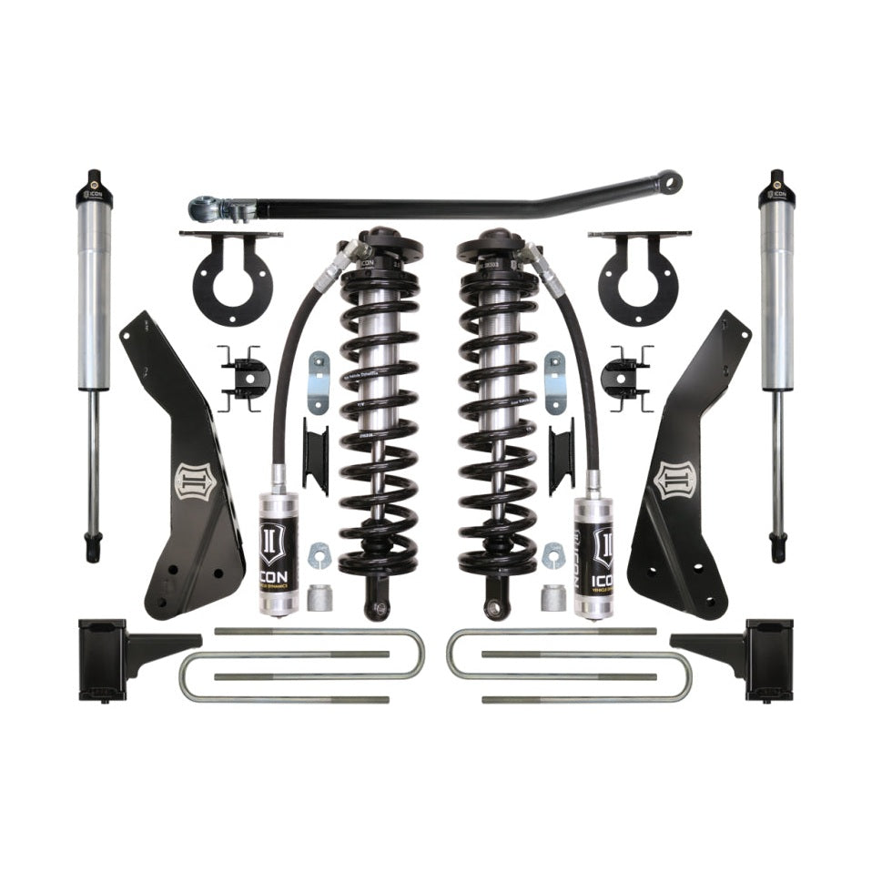 ICON Stage 2 Coilover Conversion System | 2011-2016 Ford F-250/F-350 Super Duty 4WD | 4-5.5 in Lift | K63132