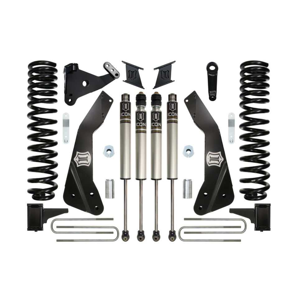 ICON Stage 1 Suspension System | 2011-2016 Ford F-250/F-350 Super Duty 4WD | 7 in Lift | K67300