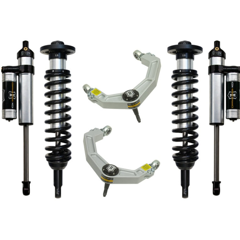 ICON Stage 3 Suspension System w/ Billet UCA | 2004-2008 Ford F-150 2WD/4WD | 0-2.63 in Lift | K93022