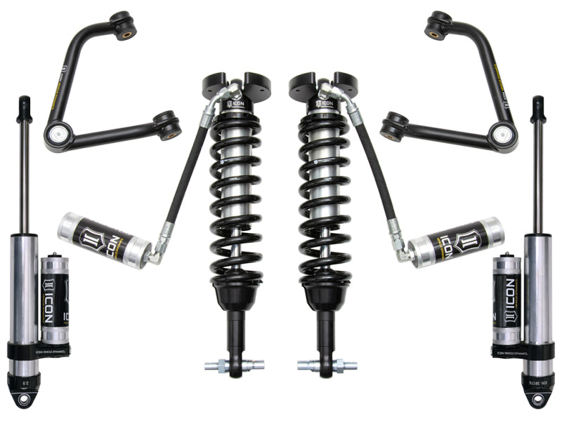 ICON Stage 3 Suspension System w/ Tubular UCA | 2019-2023 Chevy/GMC 1500 2WD/4WD | 1.5-3.5 in Lift | K73063T