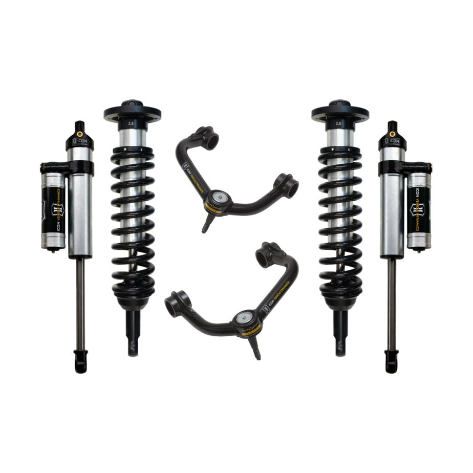 ICON Stage 3 Suspension System w/ Tubular UCA | 2004-2008 Ford F-150 2WD/4WD | 0-2.63 in Lift | K93022T